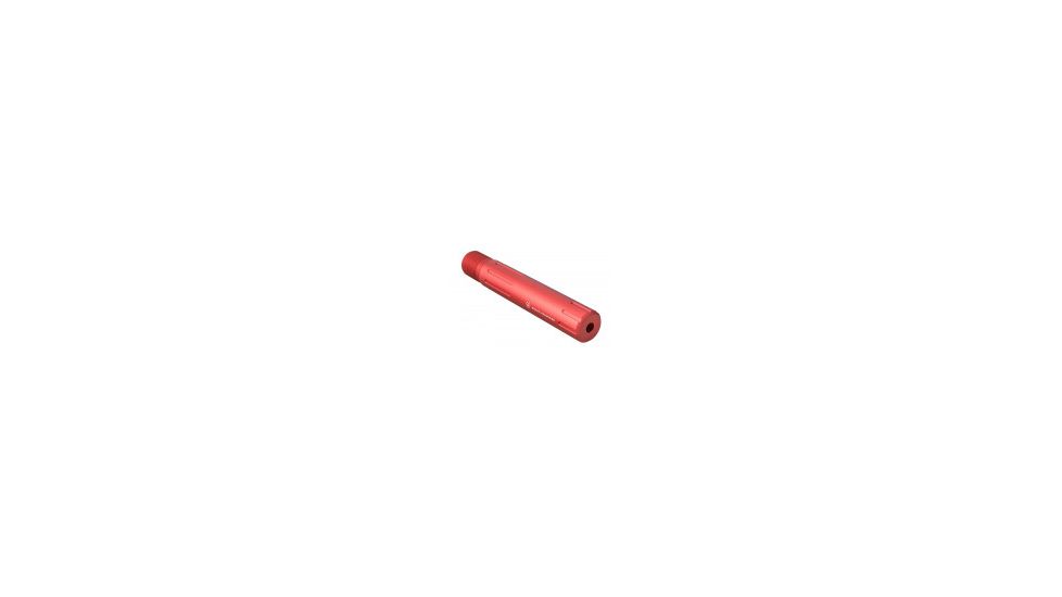 Strike Industries Carbine Length Pistol Receiver Extension/Buffer Tube, Red, SI-AR-CARPRE-SLICK-RED