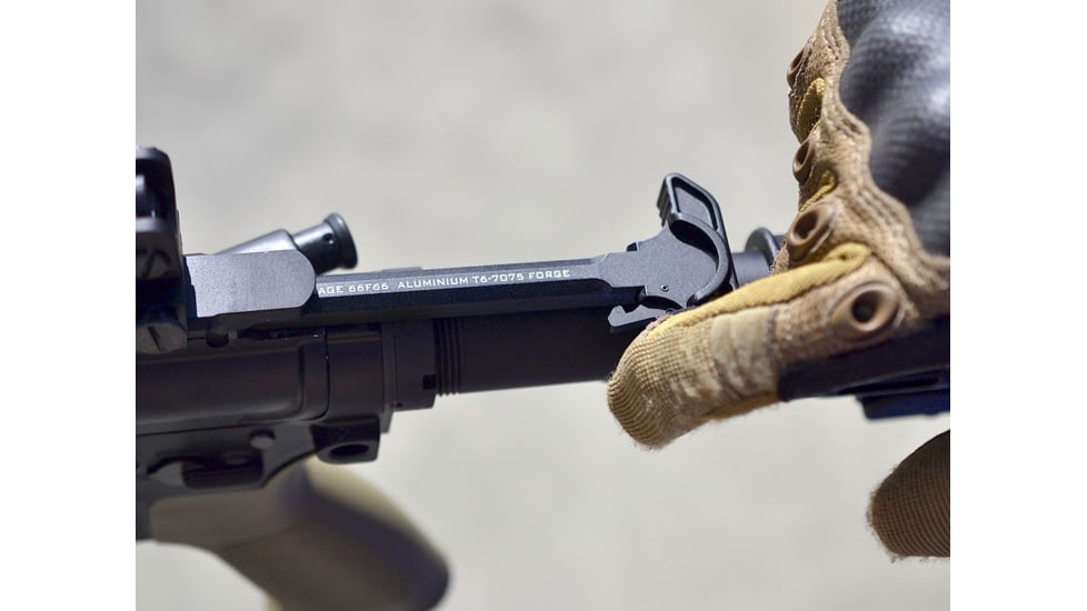 Strike Industries Charging Handle Extended Latch, Black, SI-AR-LATCH-BK