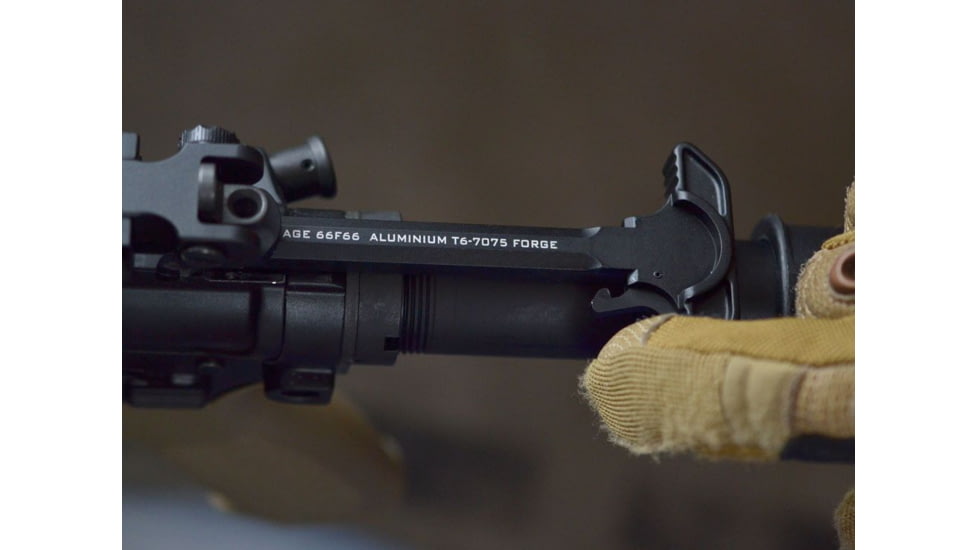 Strike Industries Charging Handle Extended Latch, Black, One Size, SI-AR-LATCH-BK