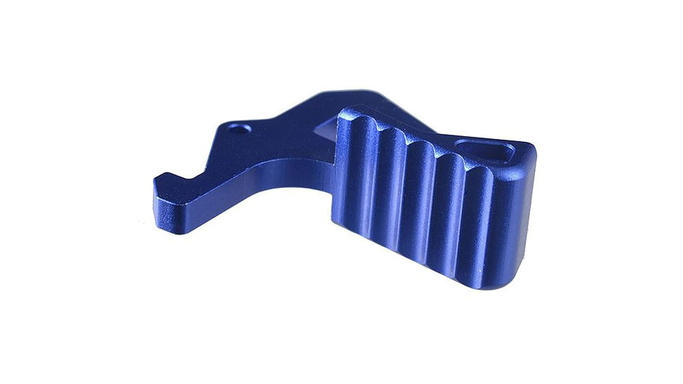 Strike Industries Charging Handle Extended Latch, Blue, One Size, SI-AR-LATCH-BLU