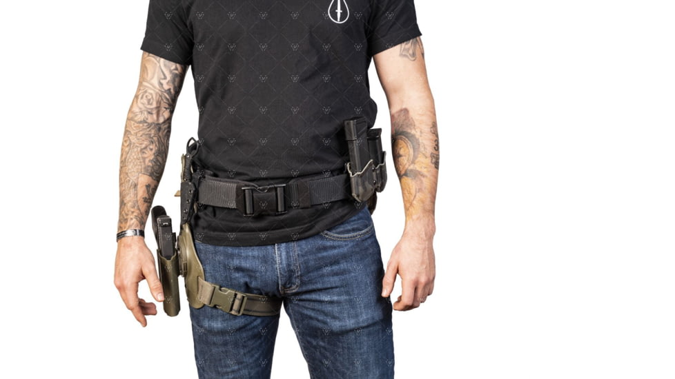 Strike Industries Colby Tactical Padded Belt, Black, Small, SI-COLBY-BELT-S