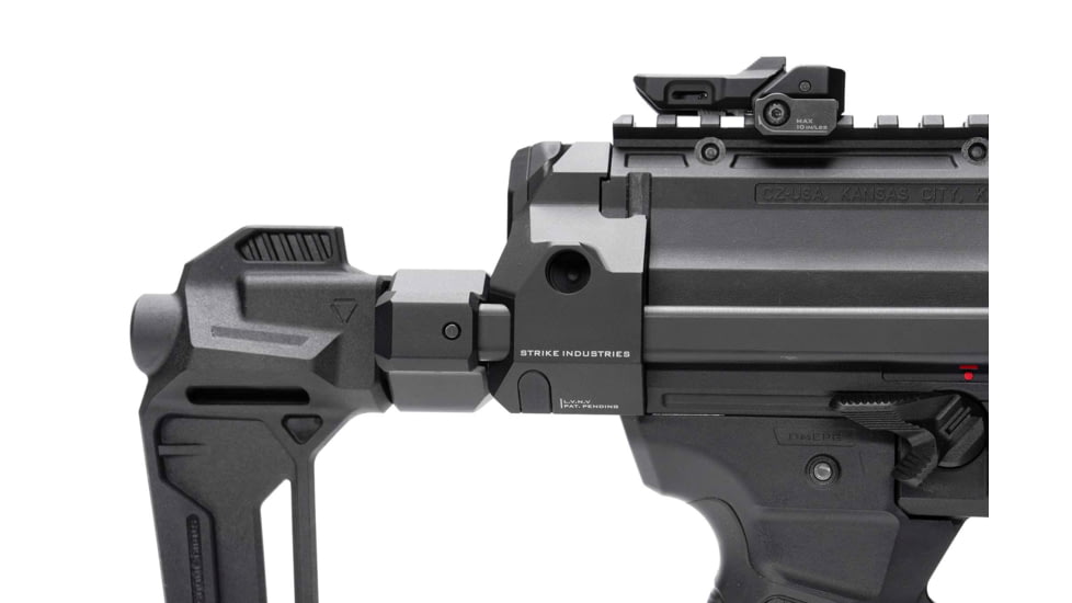 Strike Industries CZ Scorpion 3/3+ PDW Collapsible Stabilizing Brace, Black, One Size, SI-CEVO-PDW-STAB