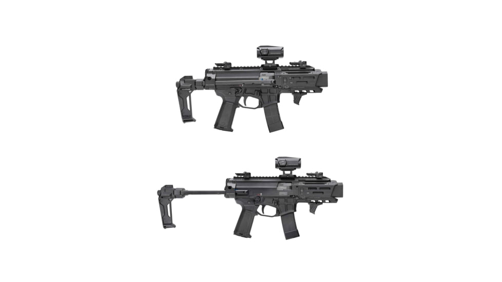 Strike Industries CZ Scorpion 3/3+ PDW Collapsible Stabilizing Brace, Black, One Size, SI-CEVO-PDW-STAB