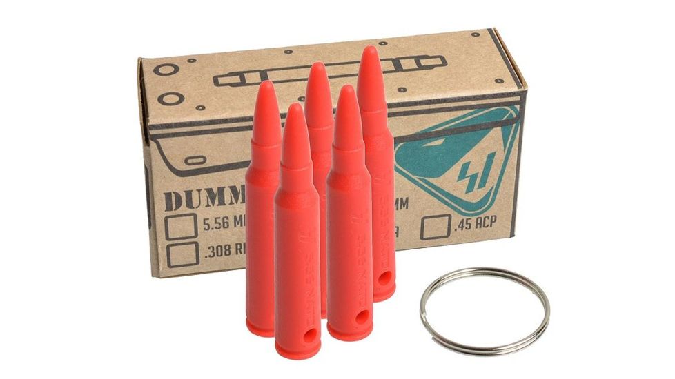 Strike Industries Dummy Rounds - 5.56 MM NATO, Red SI DR-556-Red