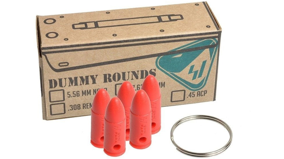 Strike Industries Dummy Rounds - 9MM PARA, Black, One Size, SI-DR-9mm