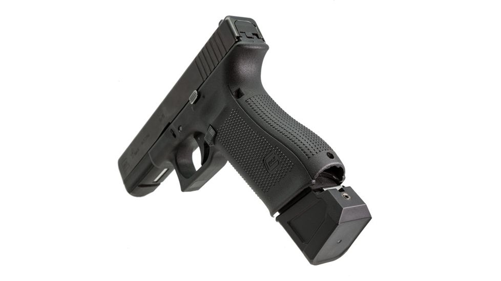 Strike Industries Enhanced Glock 9mm/.40 Cal Magazine Floor Plate w/Spacer, Black, One Size, 793811763577