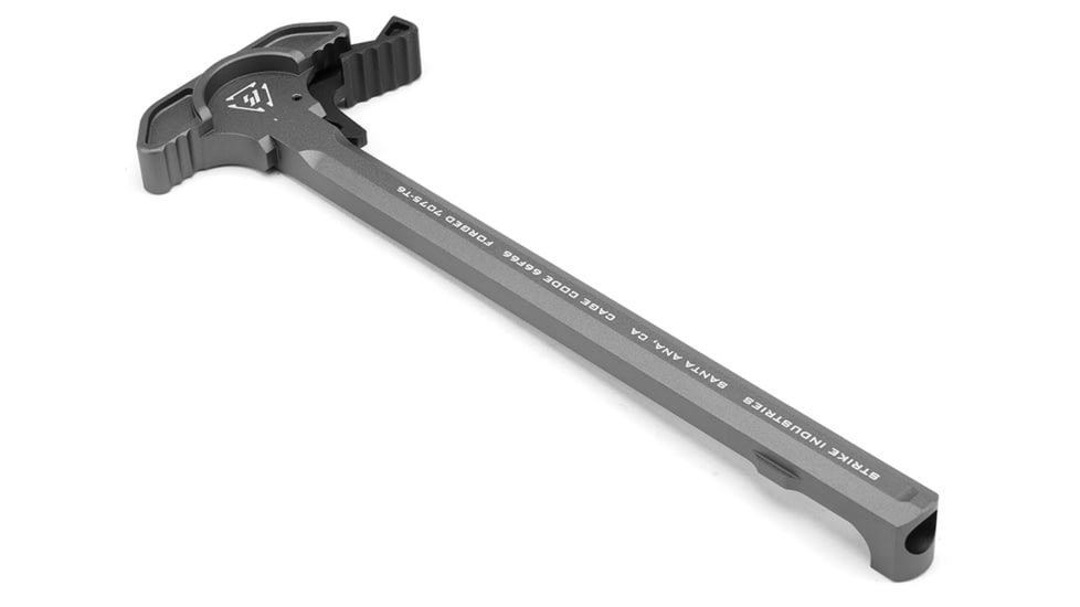 OP Exclusive - Strike Industries Charging Handle with Extended Latch for .223/5.56, Grey, One Size, ARCH-EL-GY