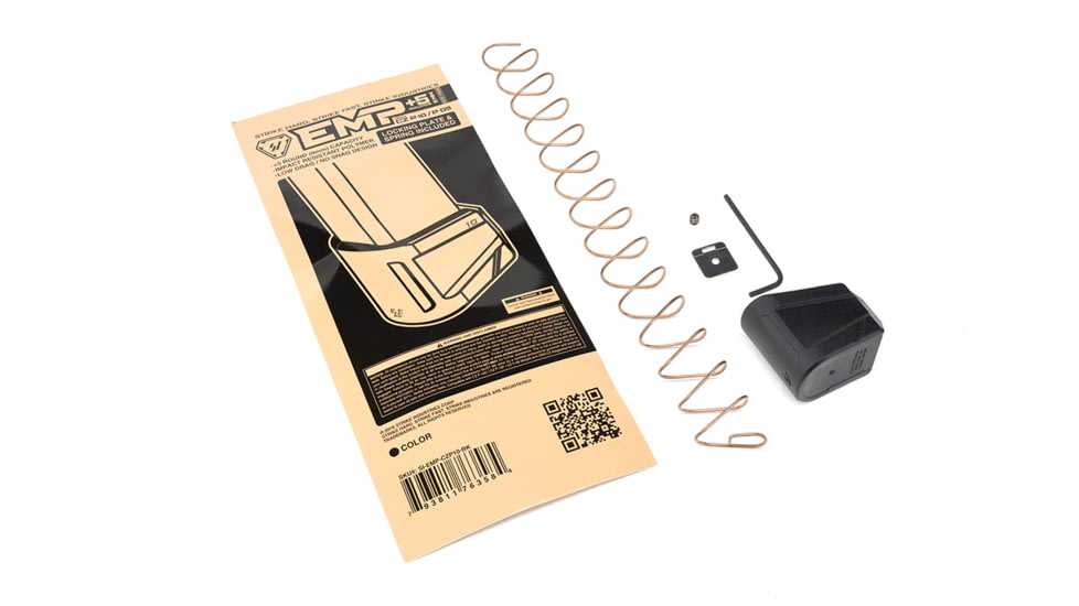 Strike Industries Extended Magazine Plate for CZ P-10 / P-09, Black, One Size, SI-EMP-CZP10-BK