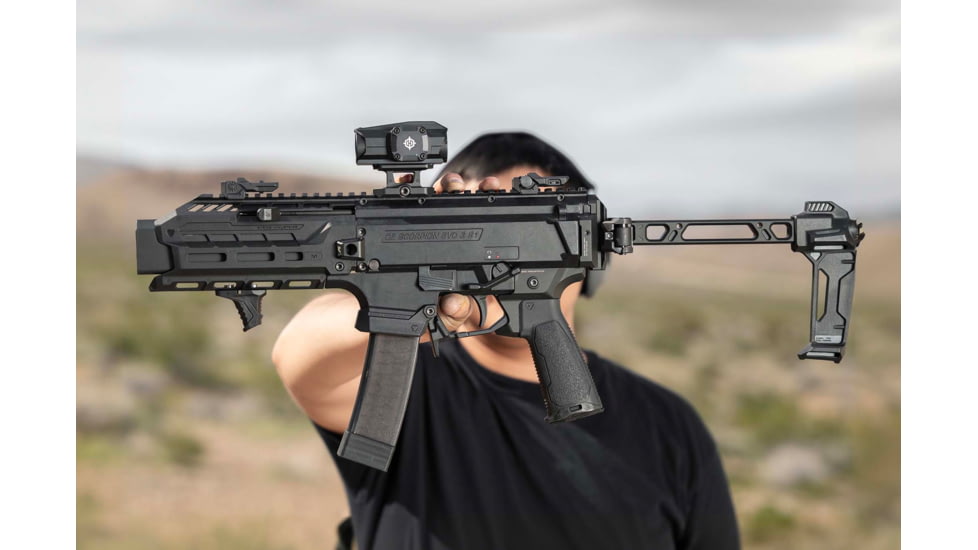 Strike Industries Fits 1913 Interfaces FSA Single Folder Rifle Stock, Matte Finish, Black, SI-FSA-S-STOCK