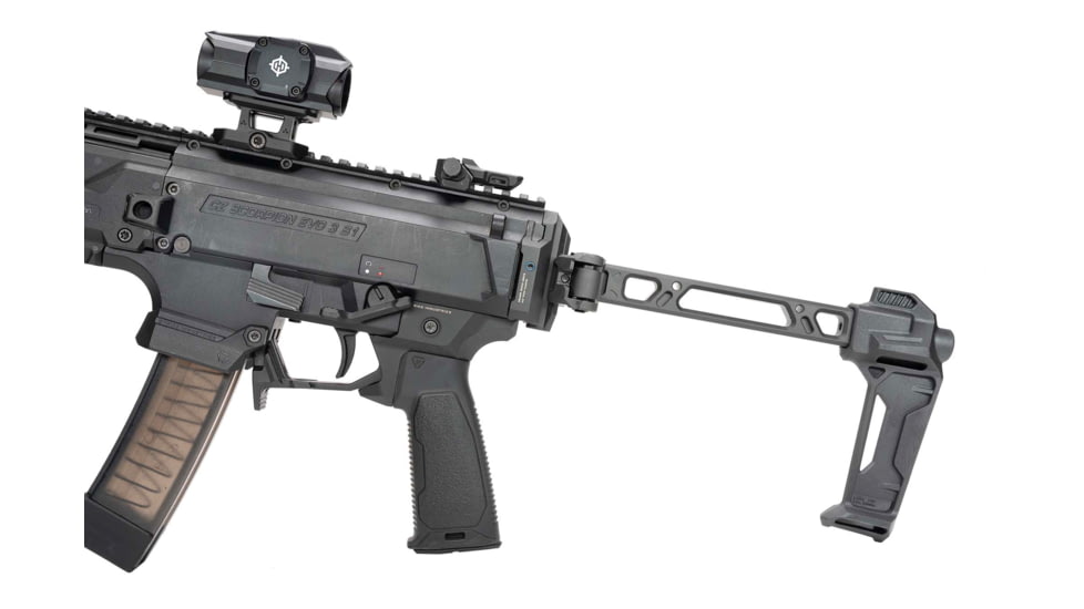 Strike Industries Fits 1913 Interfaces FSA Single Folder Rifle Stock, Matte Finish, Black, SI-FSA-S-STOCK