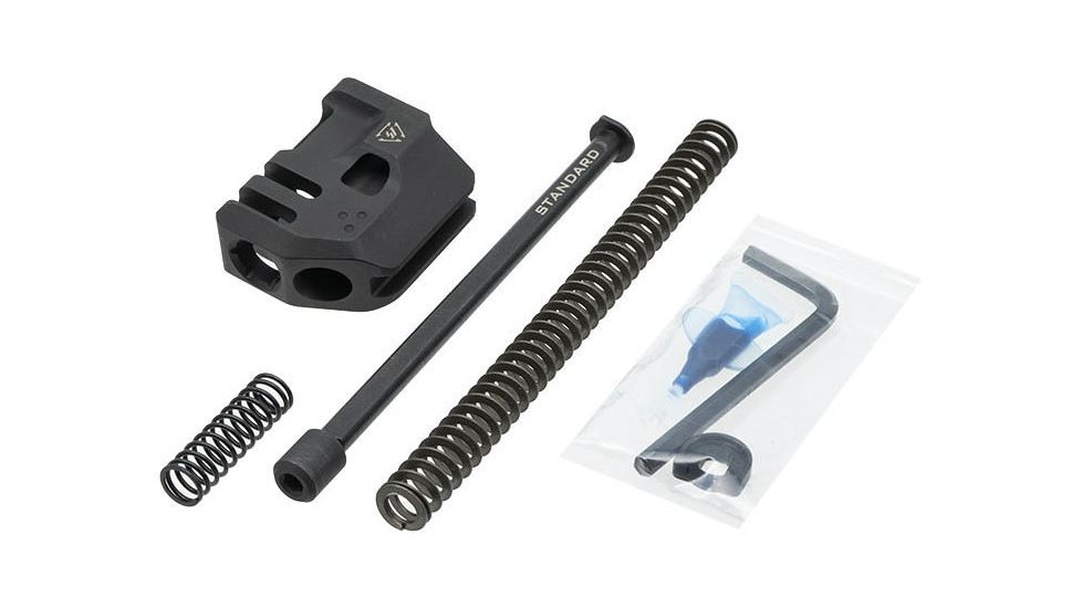 Strike Industries G3 Mass Driver Barrel Compensator, Standard for Glock 17, Black, One Size, 708747548440
