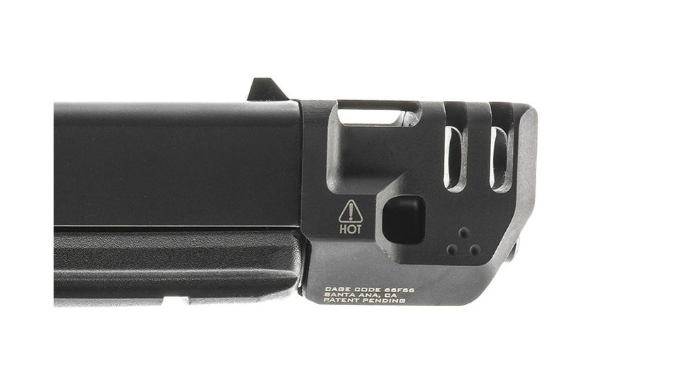 Strike Industries G4 Mass Driver Barrel Compensator, Standard Glock 17, Black, One Size, 708747548433