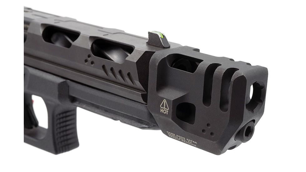 Strike Industries G4 Mass Driver Barrel Compensator, Standard Glock 17, Black, One Size, 708747548433