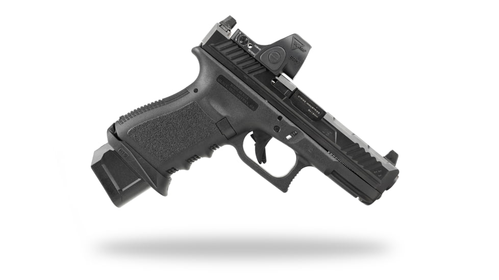 Strike Industries Gen3 Glock Magwell, Glock 19/23, Black, SI-G3-MagWell-19