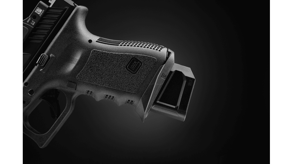 Strike Industries Gen3 Glock Magwell, Glock 19/23, Black, SI-G3-MagWell-19