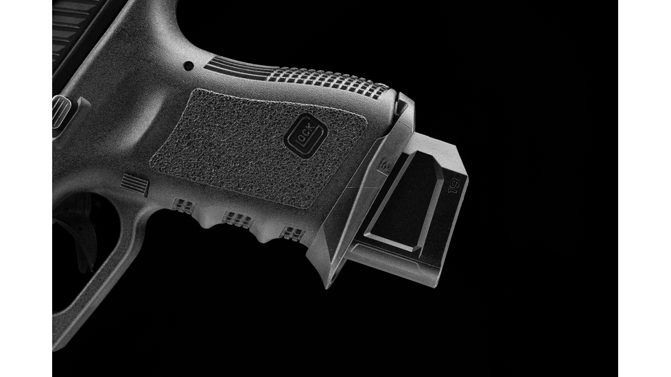Strike Industries Gen3 Glock Magwell, Glock 19/23, Black, SI-G3-MagWell-19