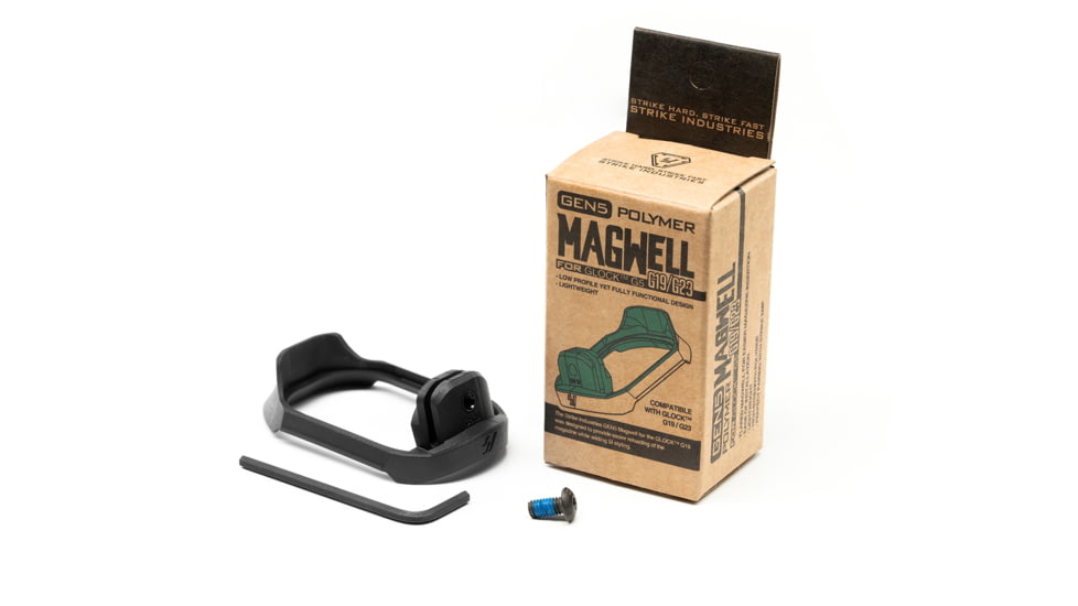 Strike Industries GEN5 Magwell for Glock G19/23, Black, SI-G5-MAGWELL-19