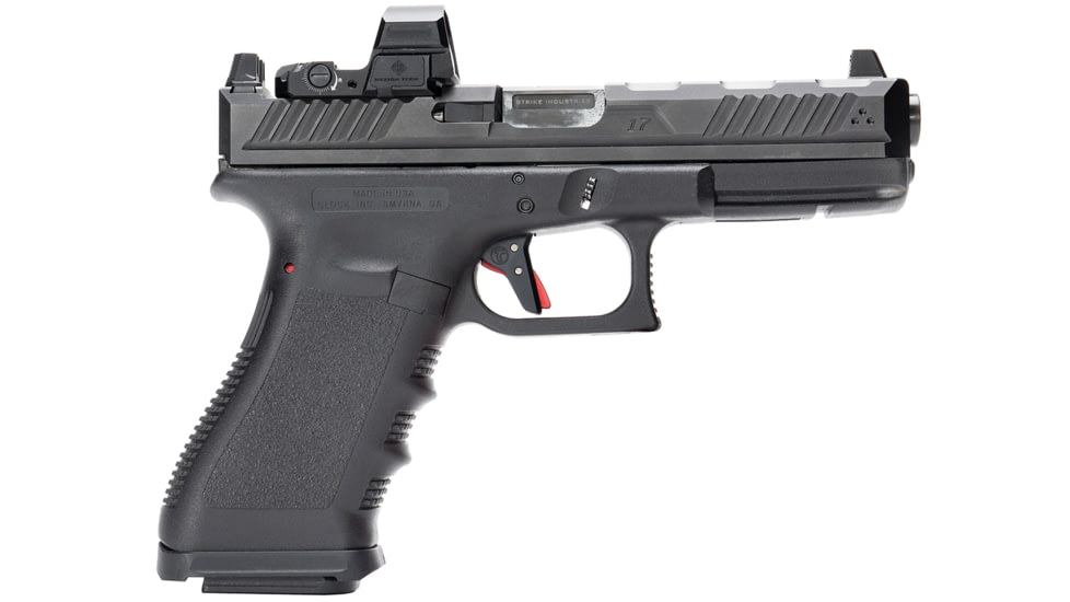 Strike Industries Glock G17 9mm, 17 Round Pistol Magazine, Smoke Gray, 17, SI-G-MAG-17