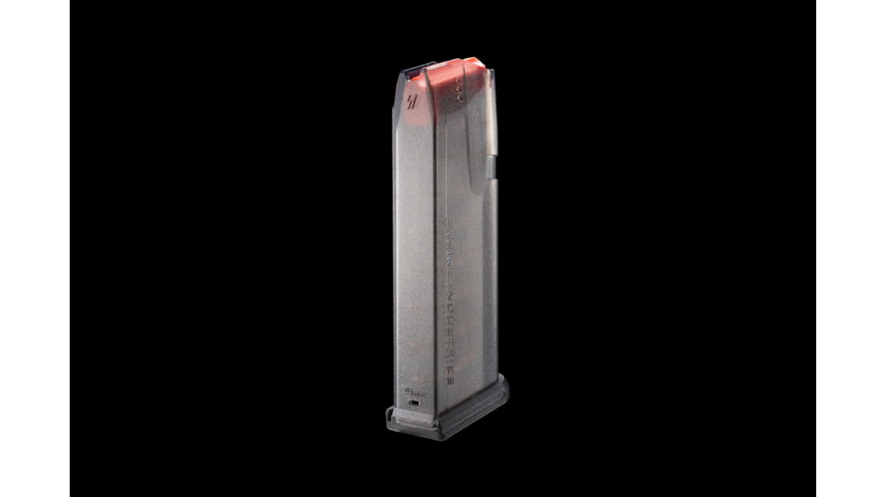 Strike Industries Glock G17 9mm, 17 Round Pistol Magazine, Smoke Gray, 17, SI-G-MAG-17