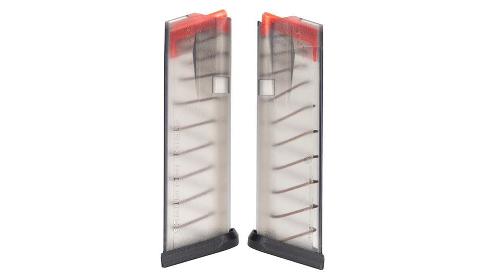 Strike Industries Glock G17 9mm, 17 Round Pistol Magazine, Smoke Gray, 17, SI-G-MAG-17