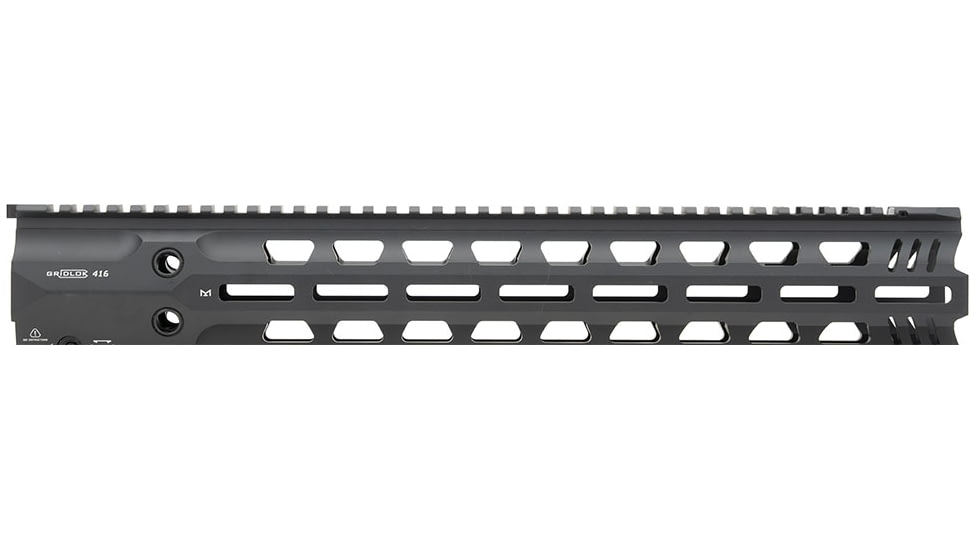 Strike Industries Gridlok 416 16in Handguard Assembly in Full Duty Version, Black, One Size, SI-GRIDLOK-416-FD-16