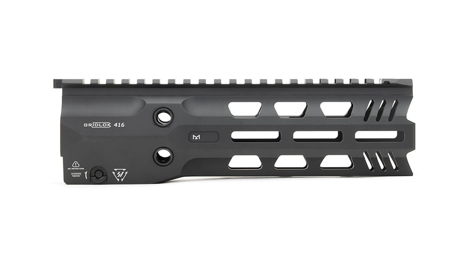 Strike Industries Gridlok 416 9in Handguard Assembly in Full Duty Version, Black, One Size, SI-GRIDLOK-416-FD-9