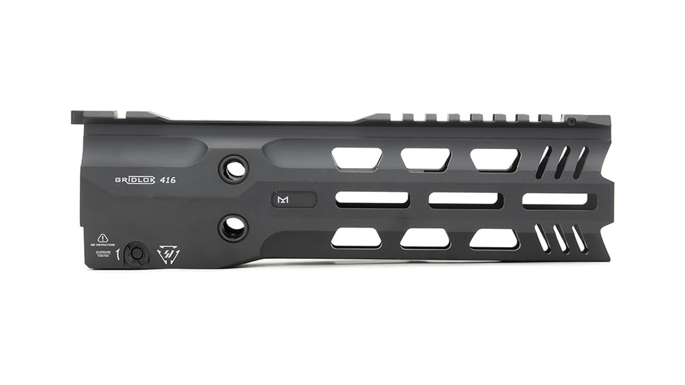 Strike Industries Lightspeed Version Gridlok 416 Handguard Assembly, 9in, Heckler / Koch HK416, Black, One Size, SI-GRIDLOK-416-L-9