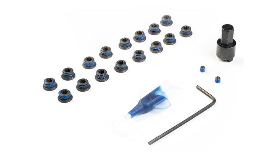 Strike Industries GRIDLOK Sight and Rail Attachments, Blue, One Size, SI-GRIDLOK-SIGHTS-BLU