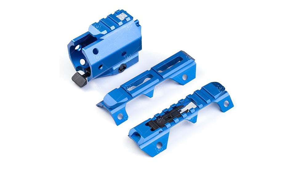 Strike Industries GRIDLOK Sight and Rail Attachments, Blue, One Size, SI-GRIDLOK-SIGHTS-BLU, Blue, One Size, SI-GRIDLOK-SIGHTS-BLU