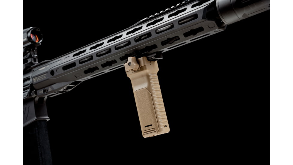 Strike Industries Grip Bipod, Picatinny, FDE, One Size, SI-AR-BIPOD-FDE