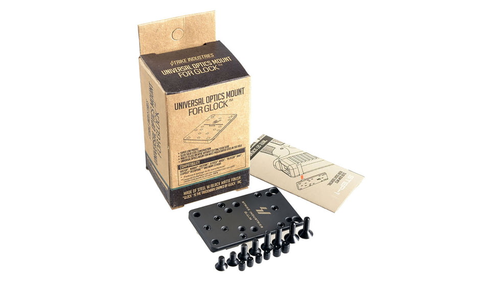 EDEMO Strike Industries Gun Universal Optics Mount for Glock, Black, One Size, SI-GLOCK-GUM, EDEMO6