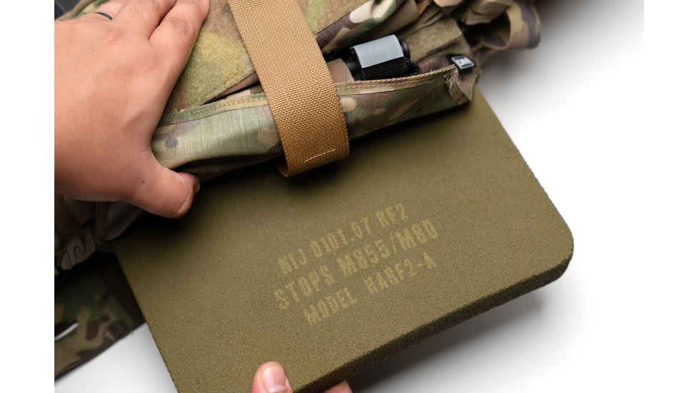 Strike Industries Hyperion Armor Level III+ Plate, Ballistic Rating RF2, Olive Drab Green, One Size, HARF2-A