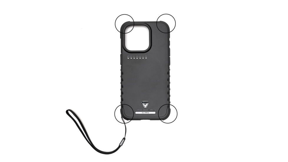 Strike Industries iPhone 15 Pro Case w/MagSafe, Black, One Size, SI-FPC-I15-PRO