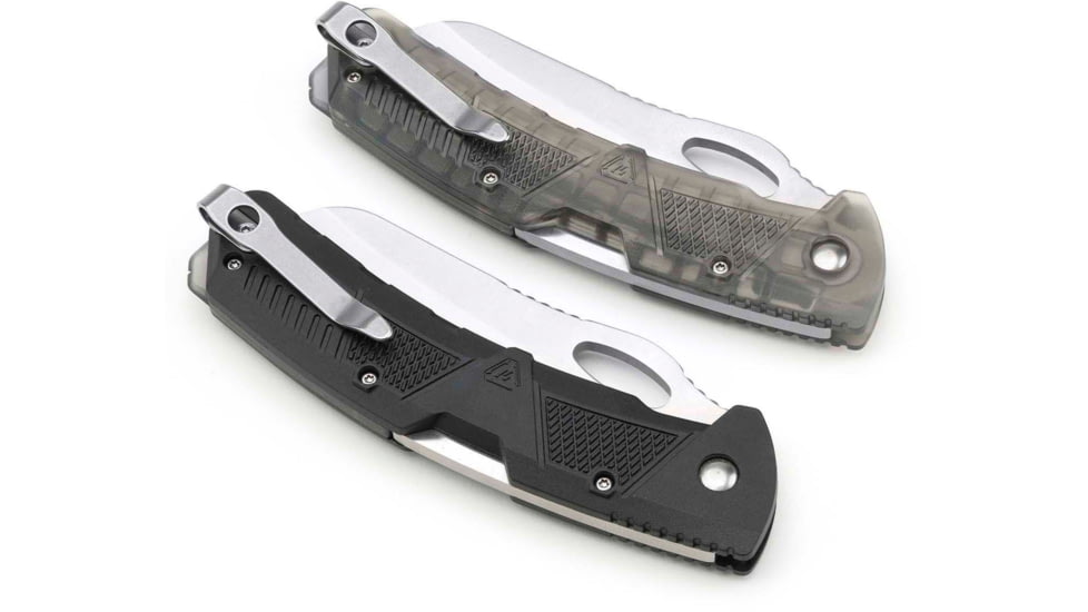 Strike Industries K1 Knife, 89.10mm, AUS-8 Stainless Steel, SI Polymer Extreme Handle, Black, SI-K1-BK