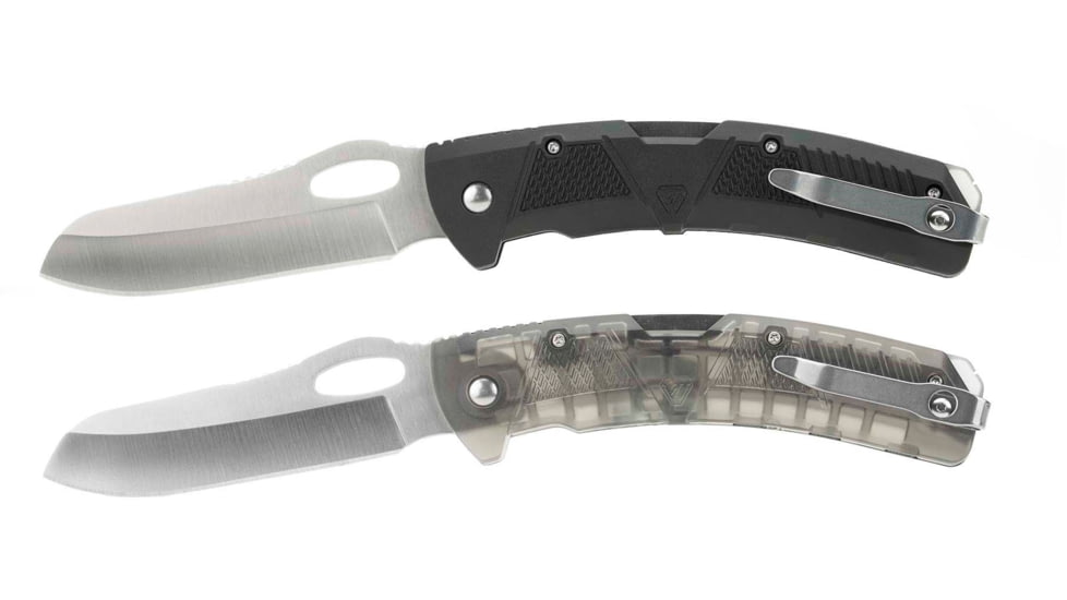 Strike Industries K1 Knife, 89.10mm, AUS-8 Stainless Steel, SI Polymer Extreme Handle, Black, SI-K1-BK