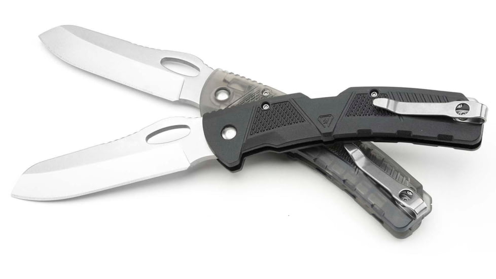 Strike Industries K1 Knife, 89.10mm, AUS-8 Stainless Steel, SI Polymer Extreme Handle, Black, SI-K1-BK