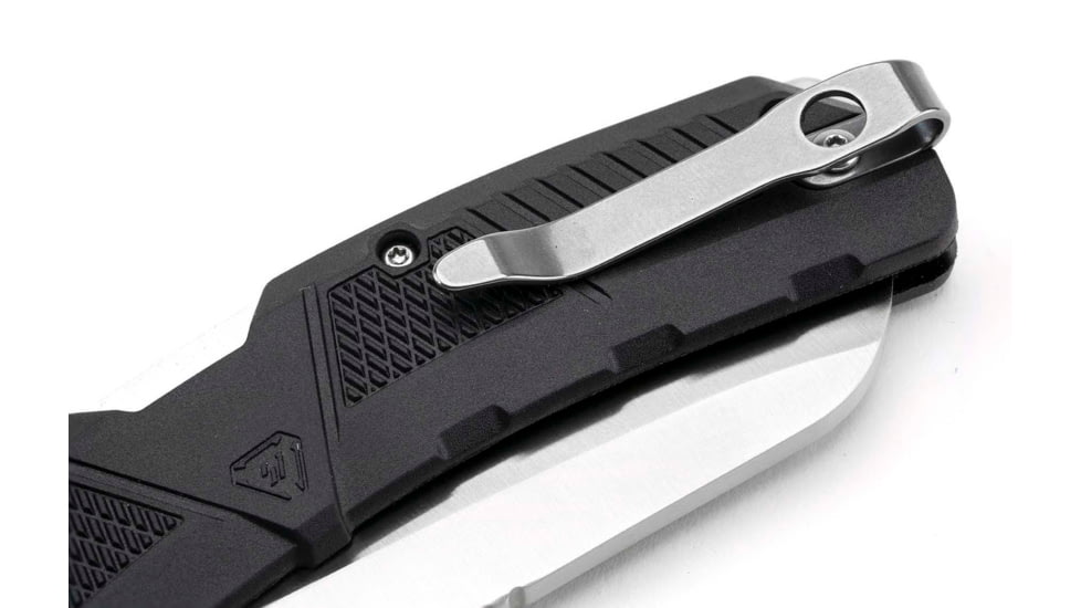 Strike Industries K1 Knife, 89.10mm, AUS-8 Stainless Steel, SI Polymer Extreme Handle, Black, SI-K1-BK