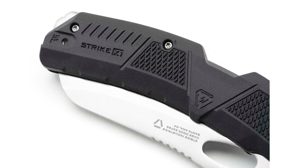 Strike Industries K1 Knife, 89.10mm, AUS-8 Stainless Steel, SI Polymer Extreme Handle, Black, SI-K1-BK