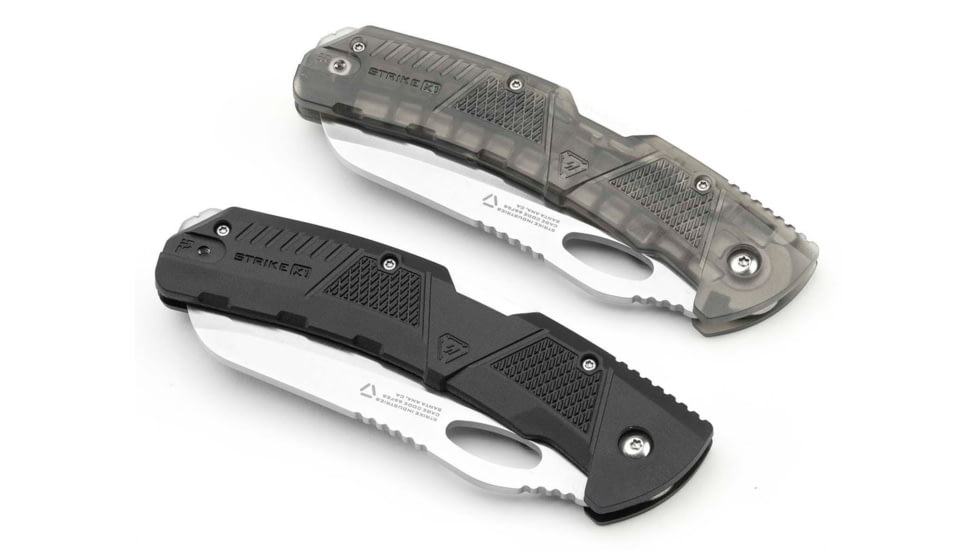 Strike Industries K1 Knife, 89.10mm, AUS-8 Stainless Steel, SI Polymer Extreme Handle, Black, SI-K1-BK
