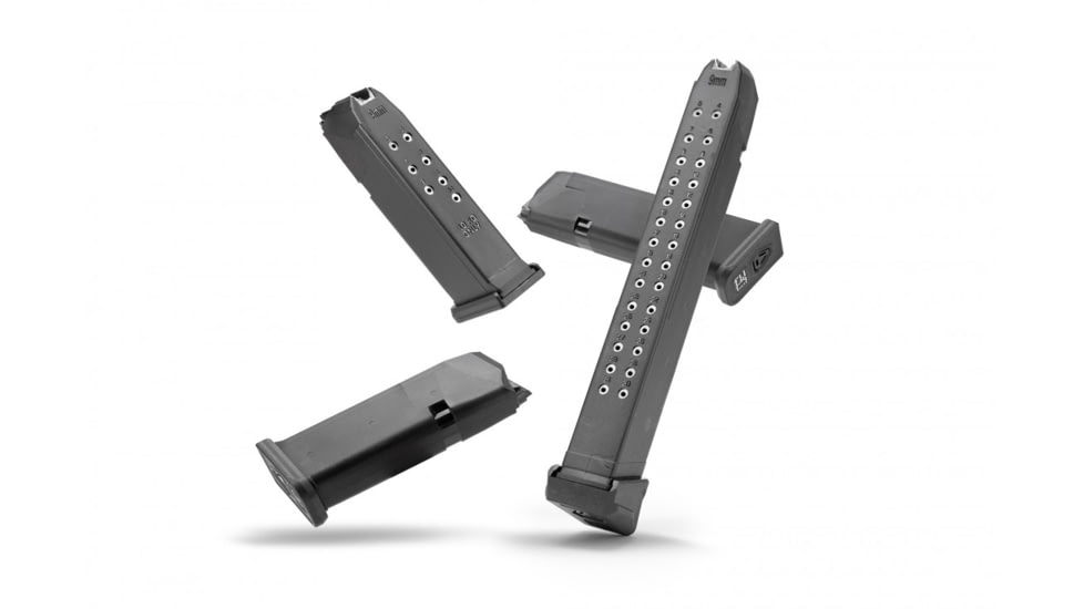 Strike Industries KCI Glock 17 17 Rounds Pistol Magazine, Black, 17, SI-SKG-MAG-17