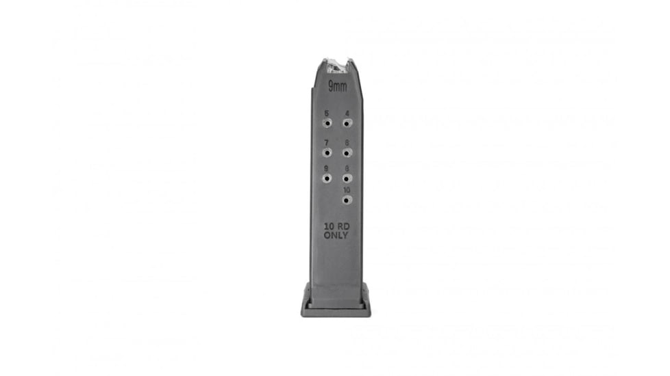 Strike Industries KCI Glock 19 10 Rounds Pistol Magazine, Black, 10, SI-SKG-MAG10-19