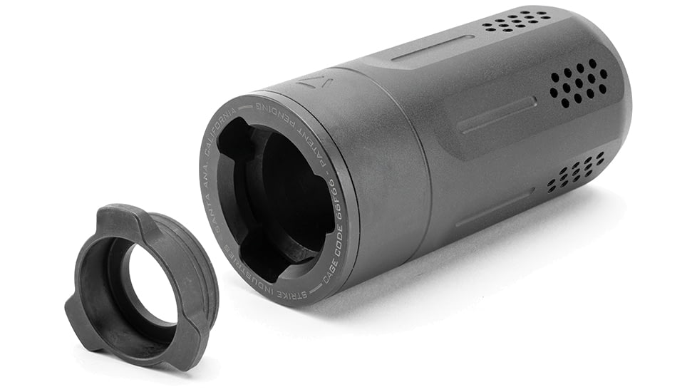 Strike Industries Lightweight Oppressor Blast Shield, Black, One Size, SI-BS-OPPRESSOR-U-BK