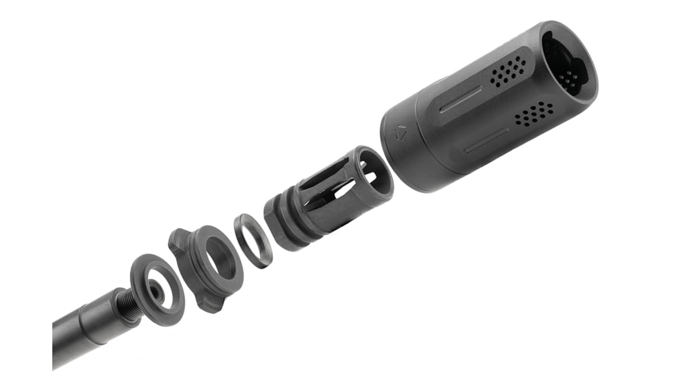 Strike Industries Lightweight Oppressor Blast Shield, Black, One Size, SI-BS-OPPRESSOR-U-BK