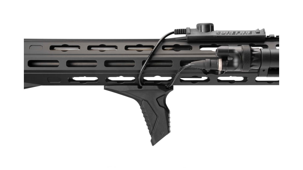 Strike Industries Link Angled HandStop w/Cable Management System, M-LOK/KeyMod, Black, SI-AR-HSFG-BK