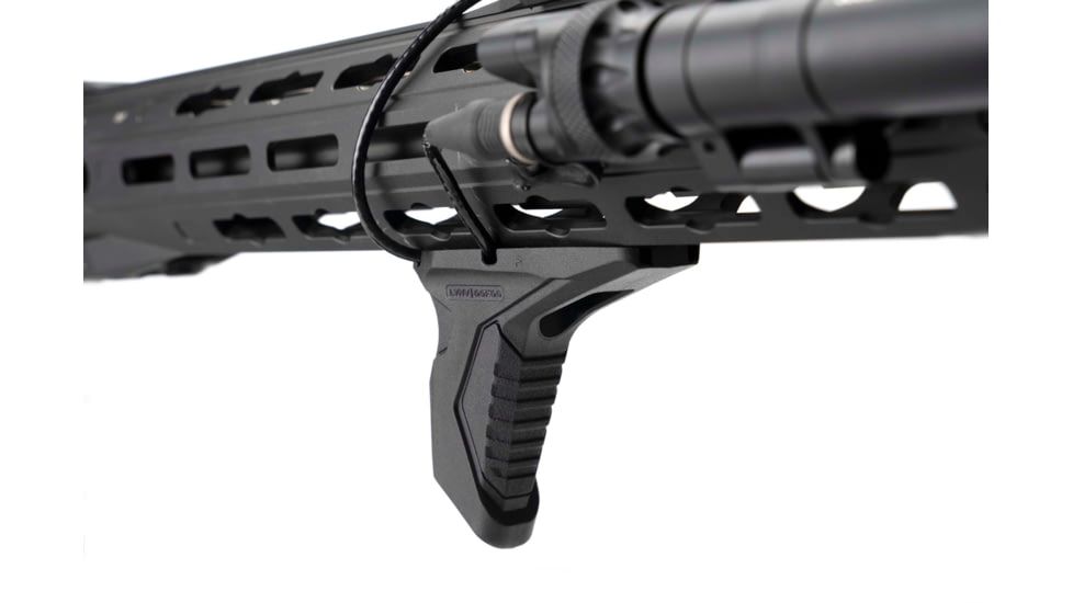 Strike Industries Link Angled HandStop w/Cable Management System, M-LOK/KeyMod, Black, SI-AR-HSFG-BK