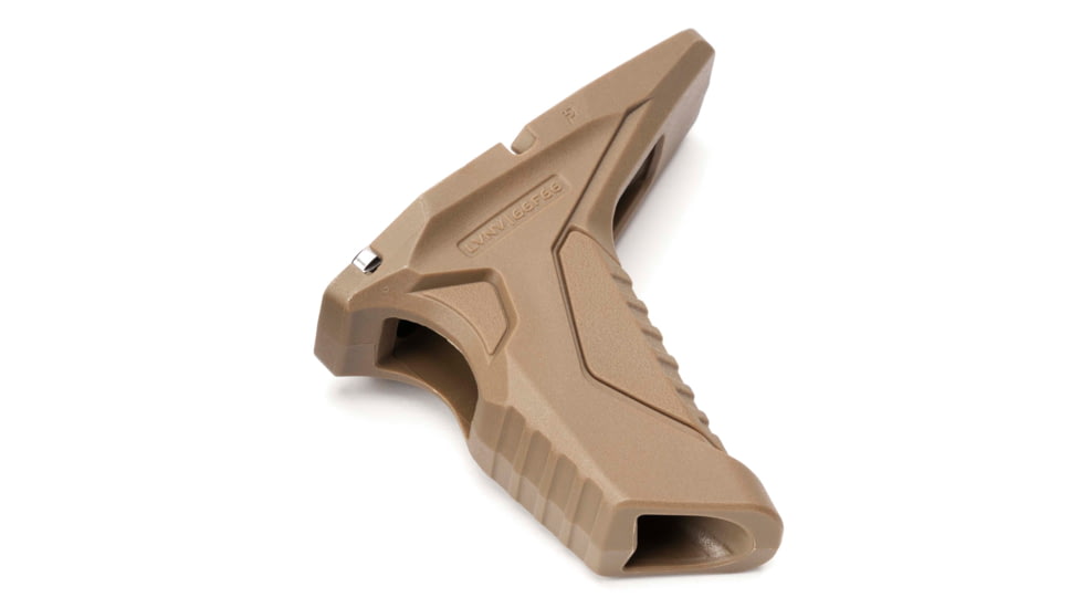 Strike Industries Link Angled HandStop w/Cable Management System, M-LOK/KeyMod, FDE, SI-AR-HSFG-FDE