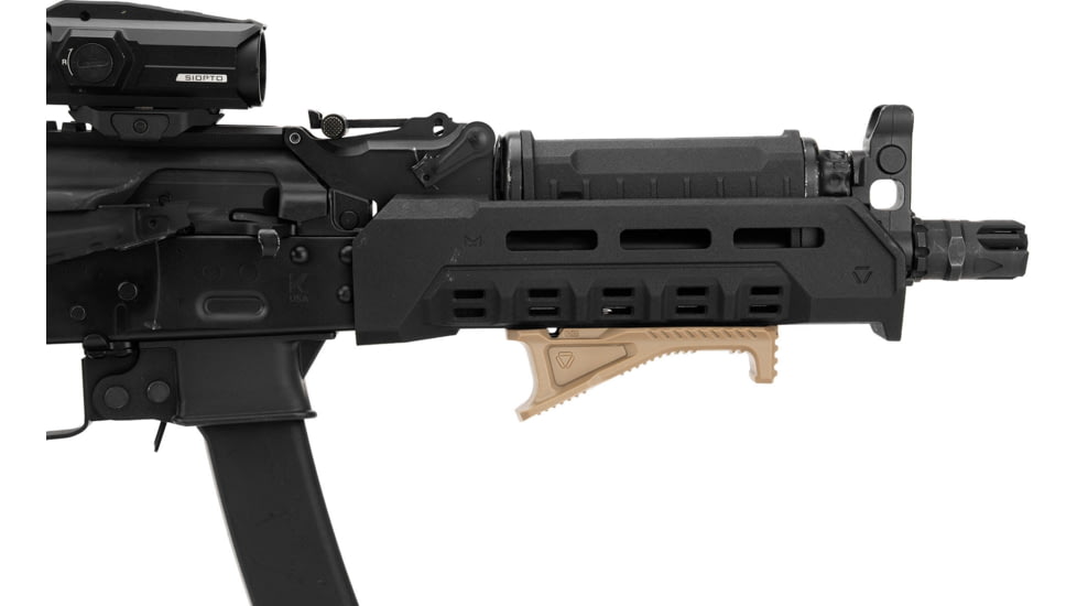 Strike Industries Link Cobra Fore Grip w/Cable Management, FDE, SI-AR-CMS-CFG-FDE