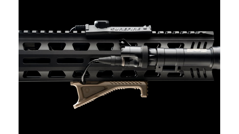 Strike Industries Link Cobra Fore Grip w/Cable Management, FDE, SI-AR-CMS-CFG-FDE