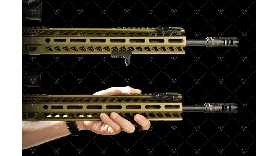 Strike Industries Link Hand Stop Kit, KeyMod/M-LOK, 3-Piece, Black, One Size, SI-LINK-HSK