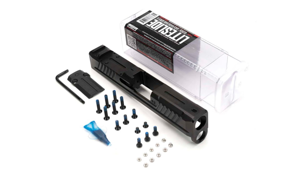Strike Industries Liteslide, Glock G43/G43X/G48 Gen3-5, Black, SI-G-LITESLIDE-43-BK